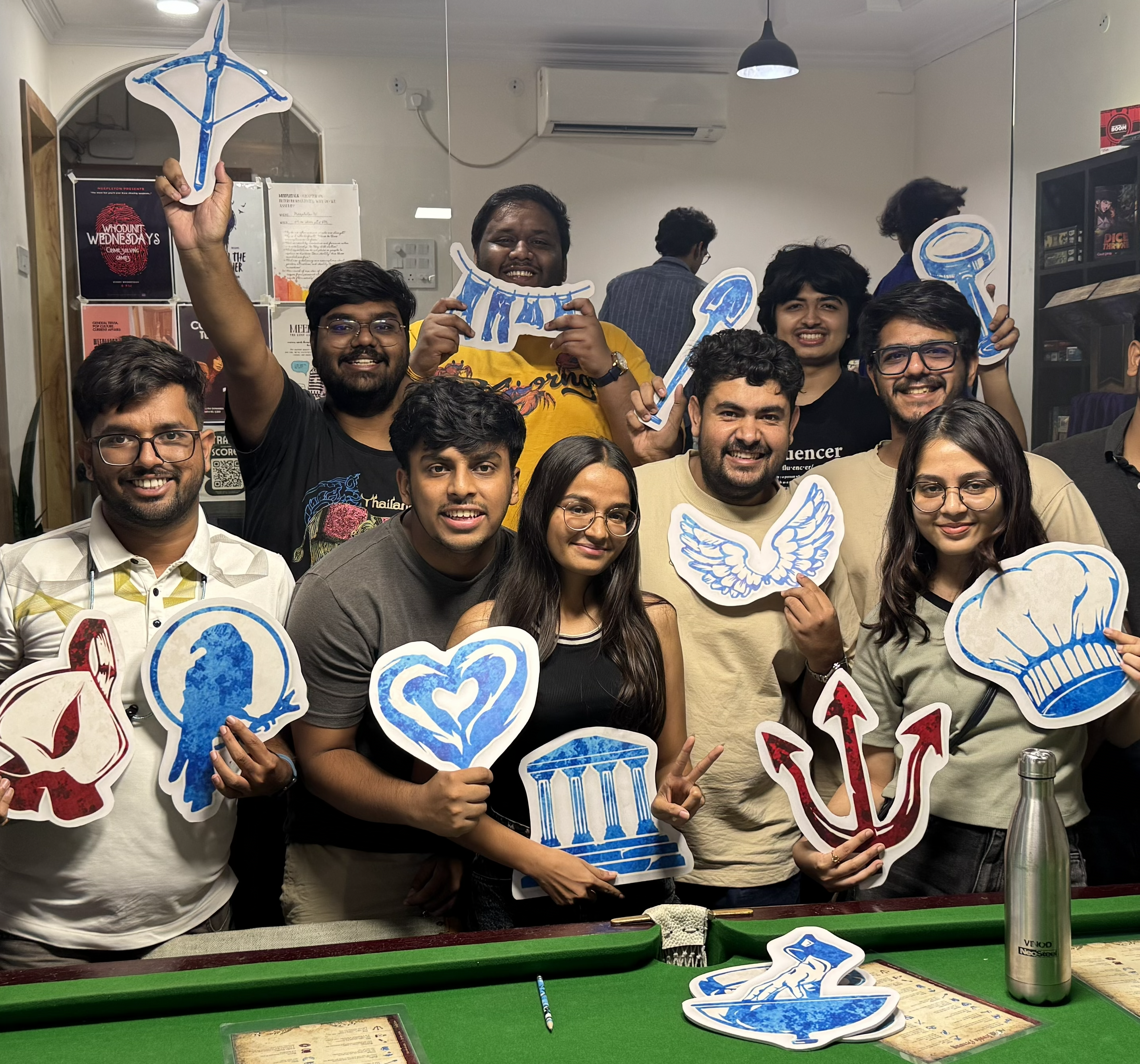 Happy players at League of Board Games