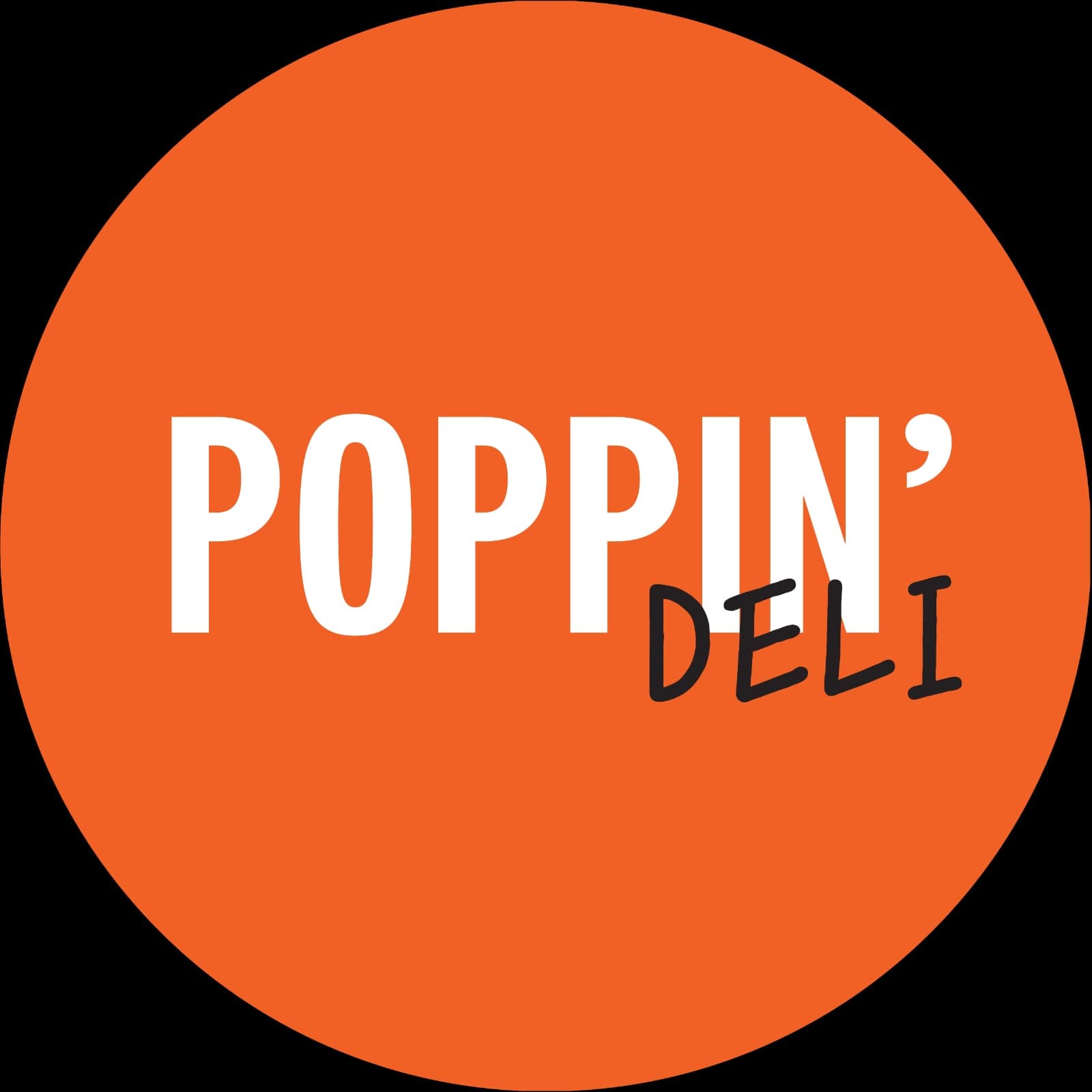 Poppin' Deli logo